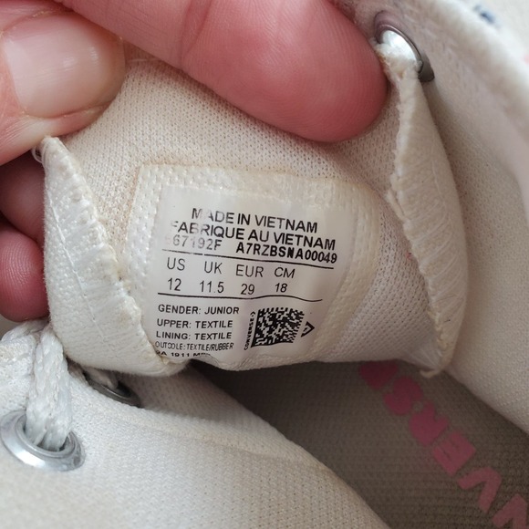 Converse Chevron Hightop Shoes kids 12 - Picture 7 of 8